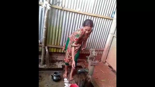 Desi Village Girl Outdoor Shower