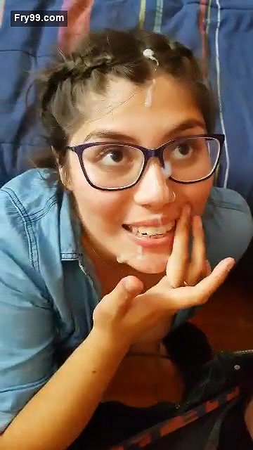 Taking cumshot