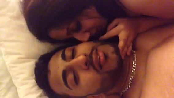 Beauty Teen girl Enjoys in bed with Boyfriend