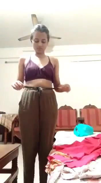 Bangladeshi girl showing small round boobs