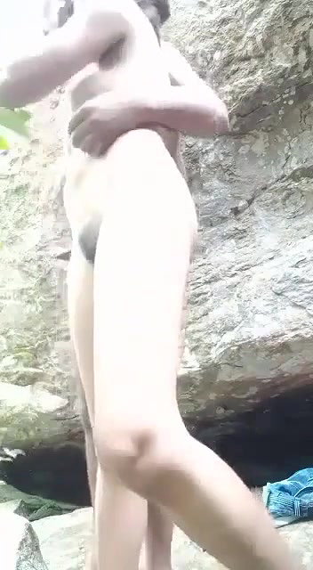 Outdoor fucking from behind