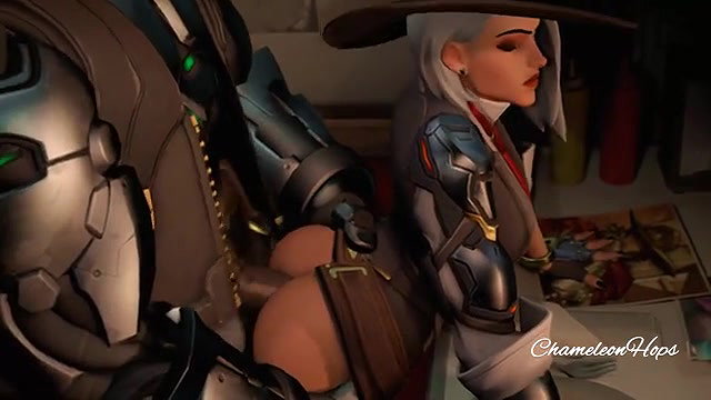 Bob And Ashe Chameleonhops Overwatch Animated Hentai 3 D CGI Video 2