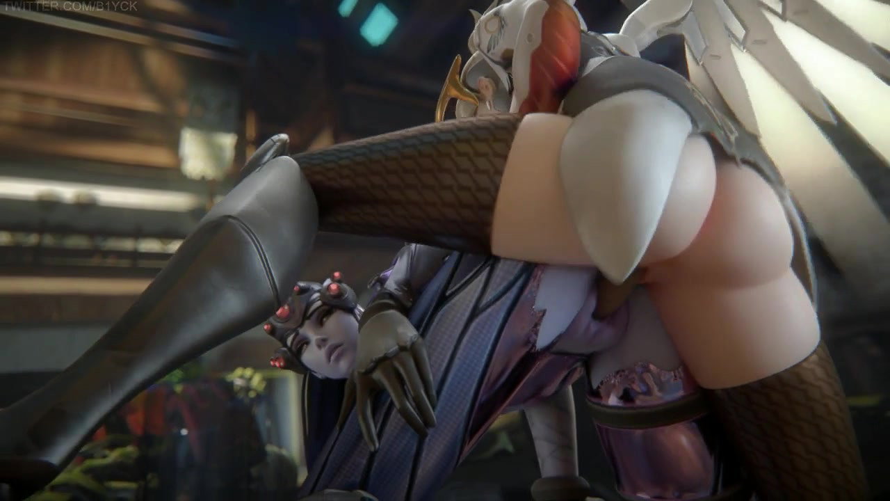 Widowmaker And Mercy FPS Blyck Overwatch Animated Hentai 3 D CGI Video 2