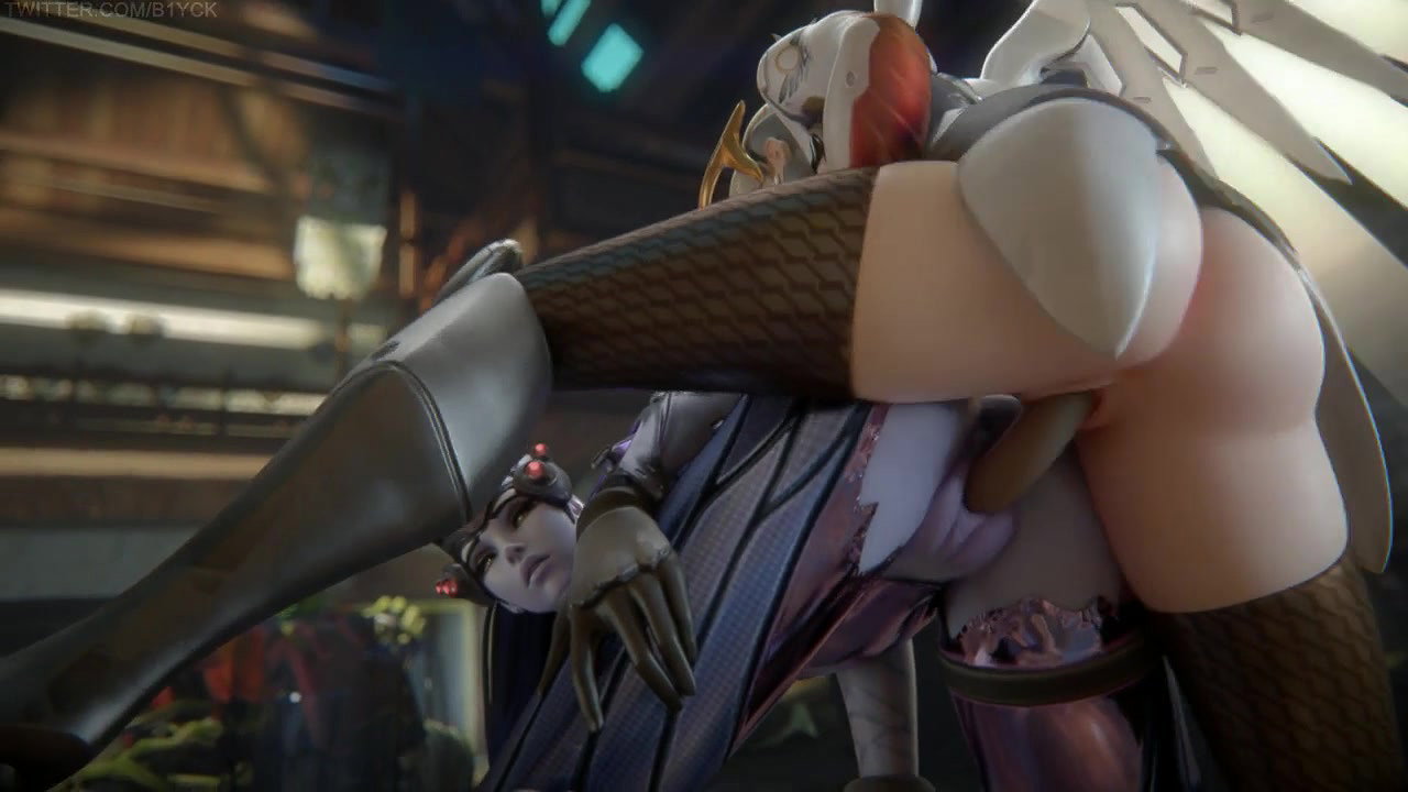 Widowmaker And Mercy FPS Blyck Overwatch Animated Hentai 3 D CGI Video 2