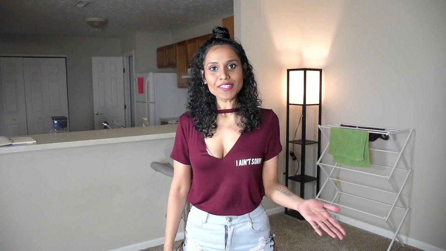 rich bratty stepdaughter wants expensive bag but stepdad wants ass