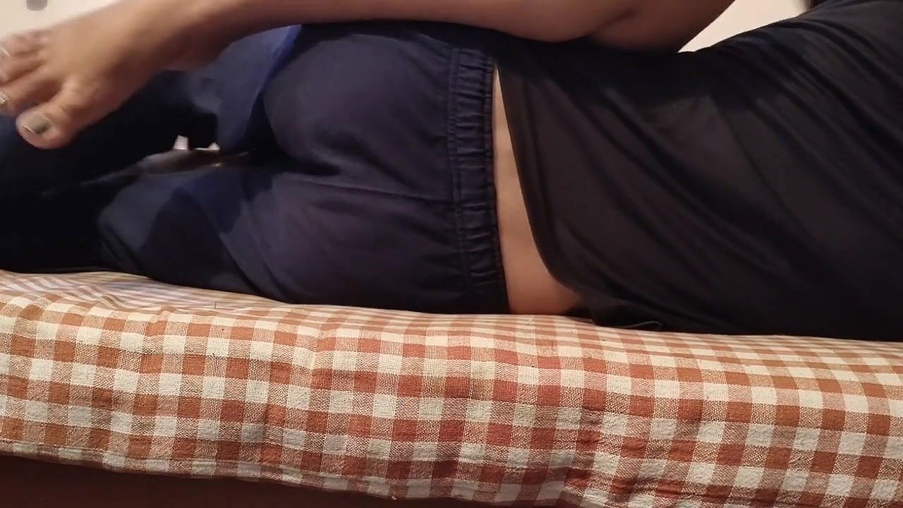 romantic indian couple in bedroo