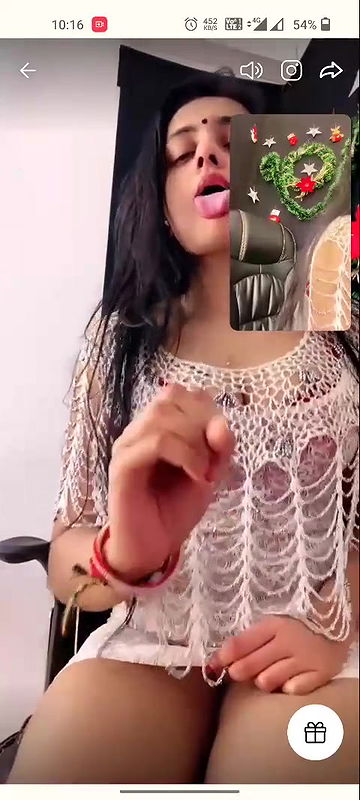 Nishala Nishanka Hot Tease in White Net Dress on Tango Live