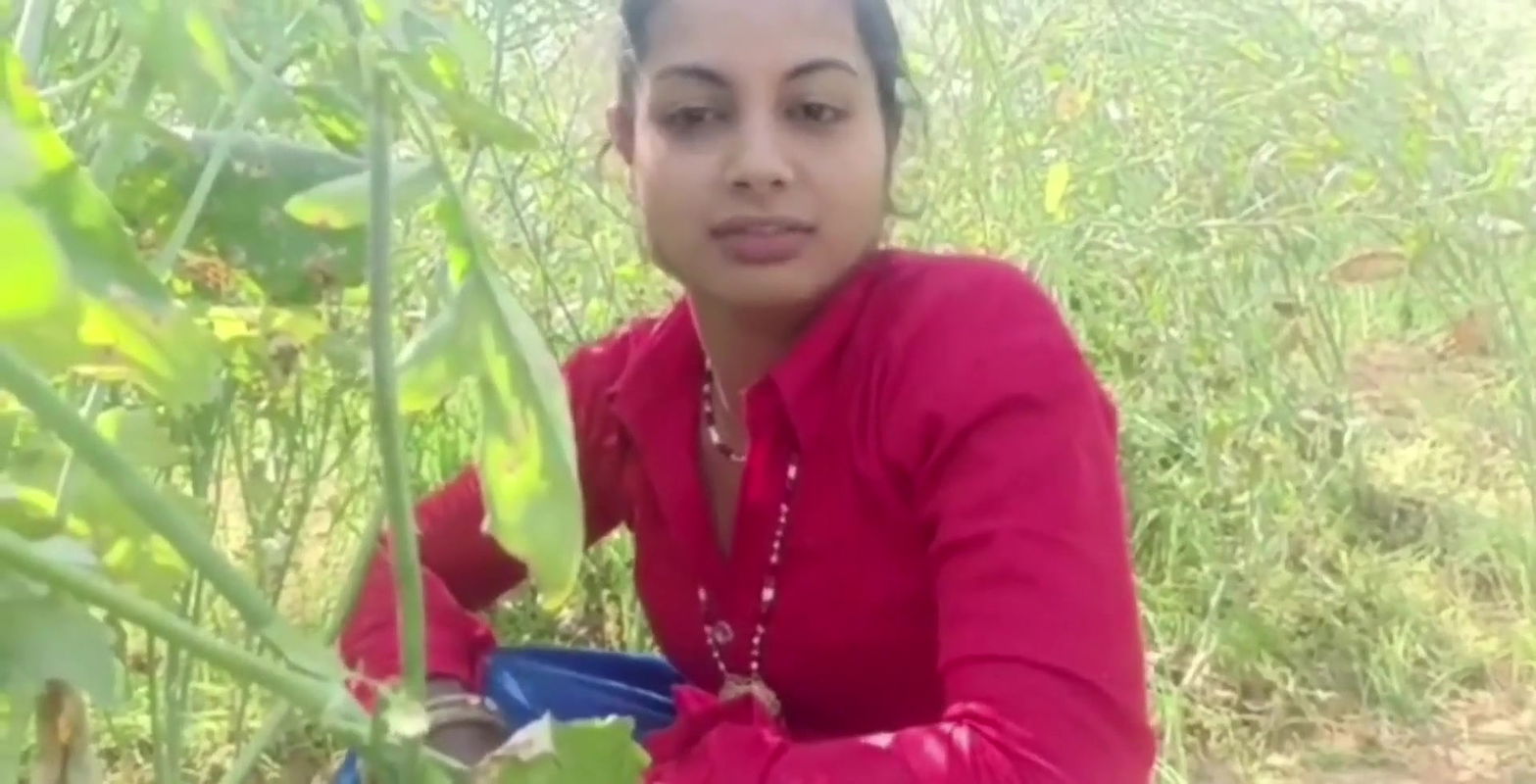 Cheating the sister-in-law working on the farm by luring money In hindi voice
