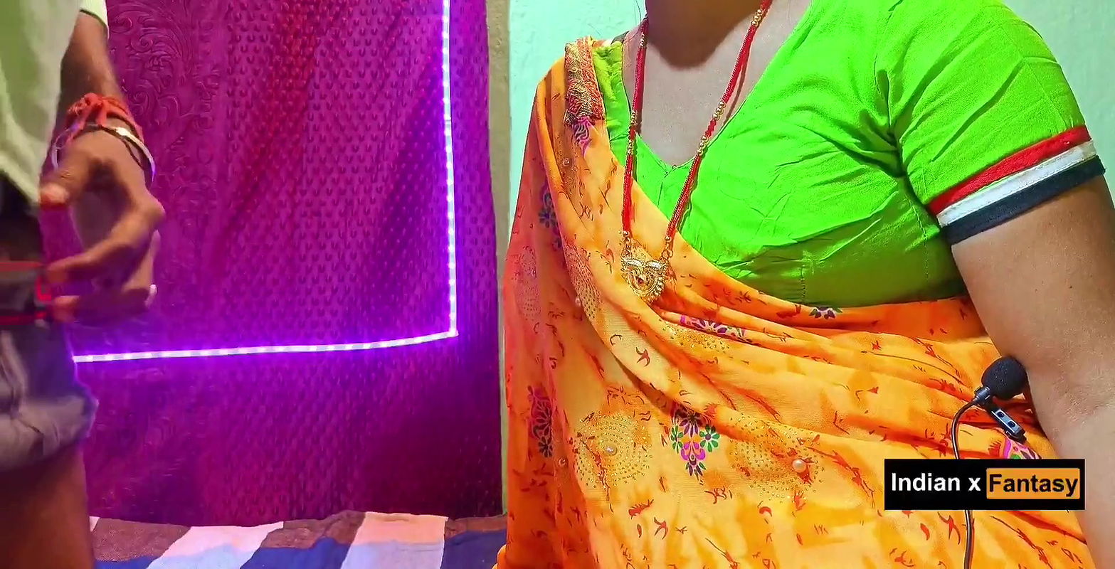 Dirty talking Desi neighbour bhabhi hard blowjob and hardsex.dever bhabhi sex