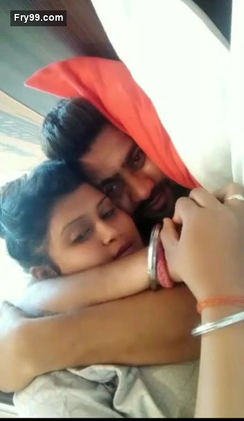 Sexy wife getting her boobs pressed