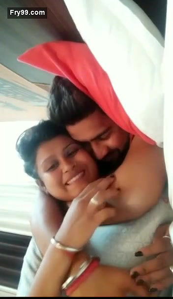 Sexy wife getting her boobs pressed