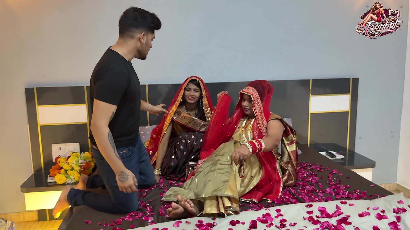 Aksha and Sanjana Got Married to Aman and Aman Took Them Home and They Had Physical Relations on the Night of the Wedding