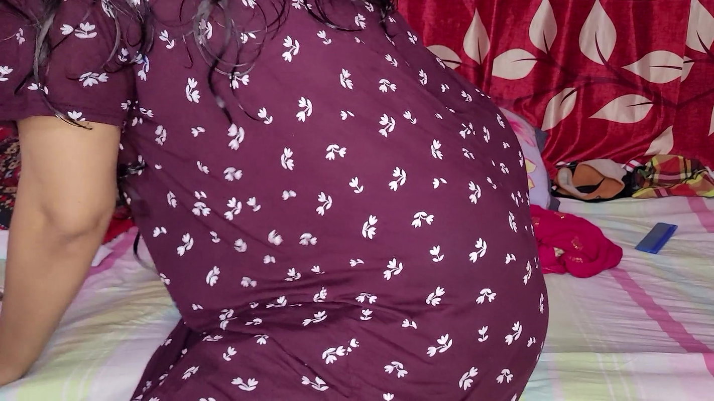 Bangladeshi Woman Cleaning the House Alone