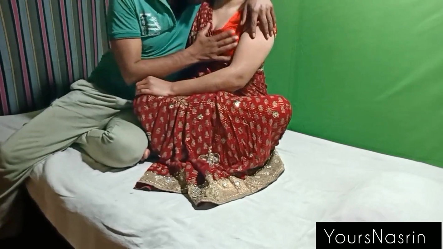 Beautiful Wife Waiting For Her Husband In Sharee.