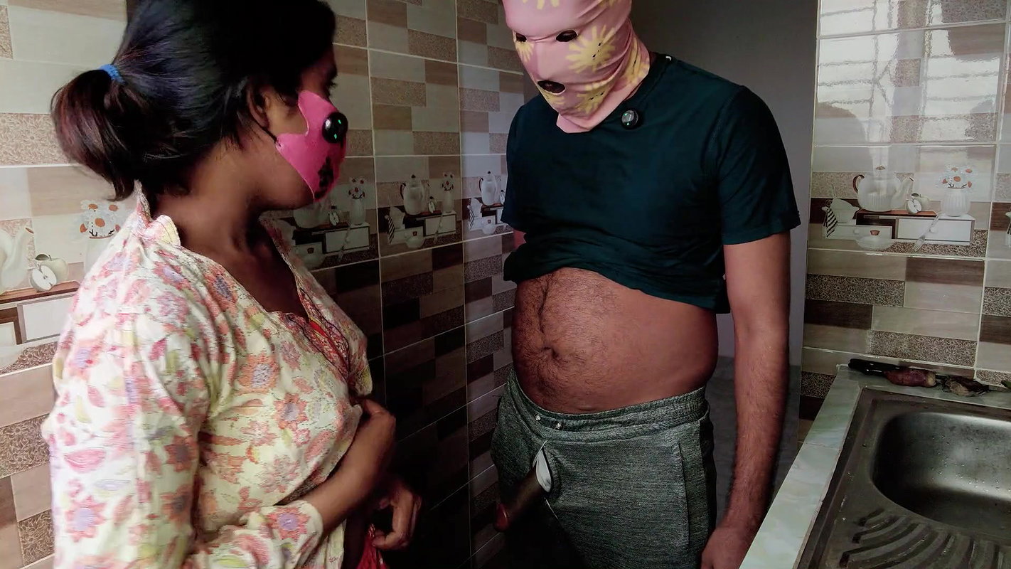 Elder Step-stepsister Teach Sex Her Step-stepbrother in the Kitchen