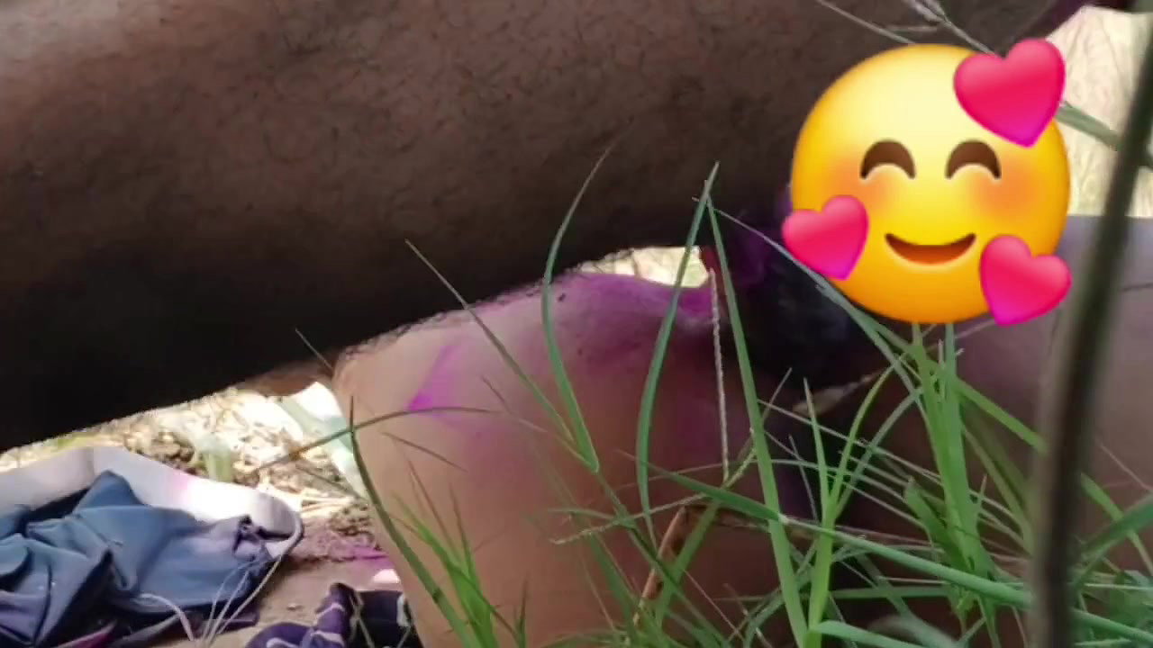 A Village Girl Who Had Gone to Work in the Fields Was Smeared with Colour