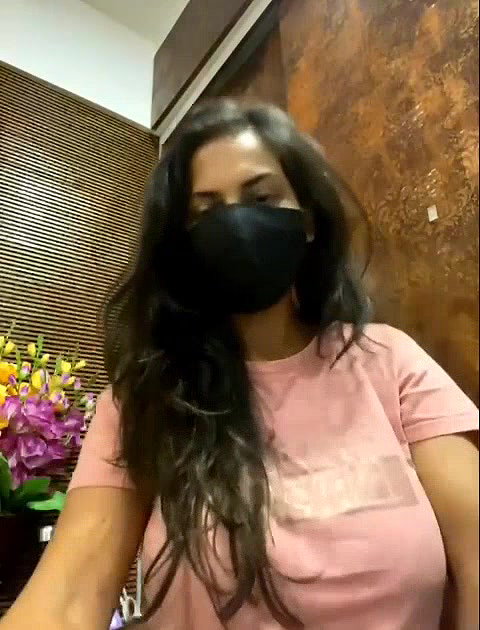 HaaniKaur 4 beautiful boobs oiling