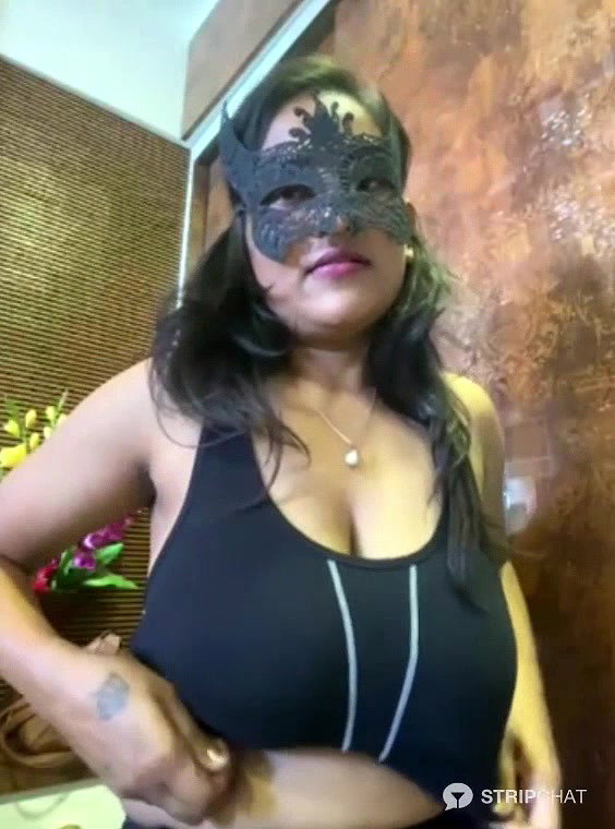 HaaniKaur 2 pressing boobs hard