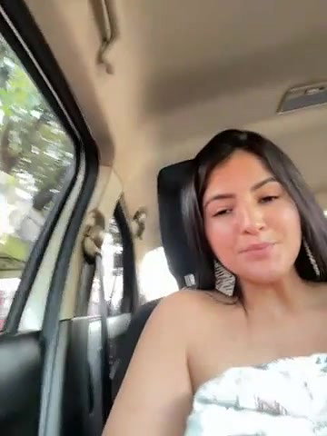 Carolina_novoa 16 pussy fingering and cum in car