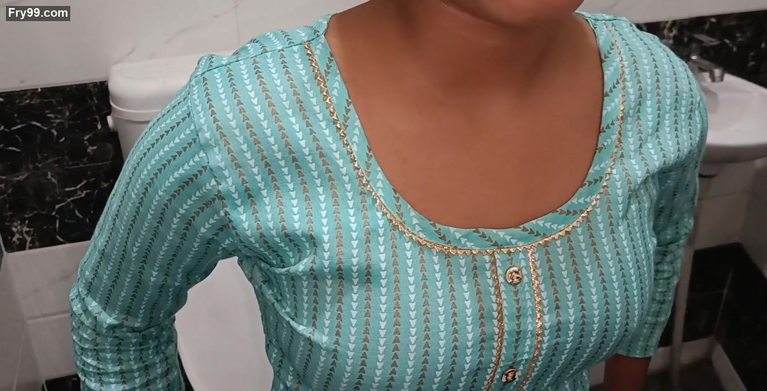 Indian Desi village stepsister is masterbating in bathroom catch stepbrother and fucked hard bathroom clear Hindi audio