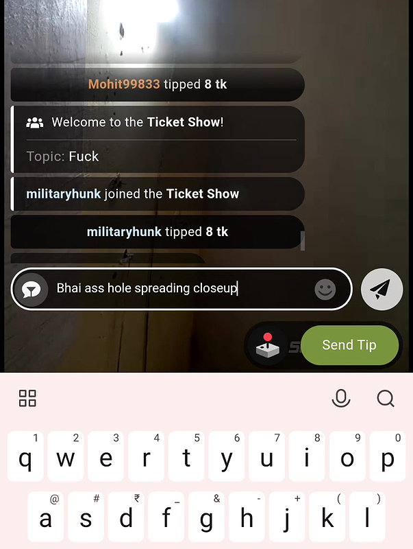 Sandhyasan143 11 Rare Ticket show spreading ass hole at request and hot fucking1