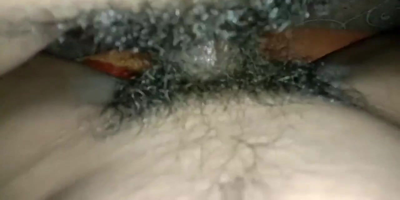My hairy swallowing pussy
