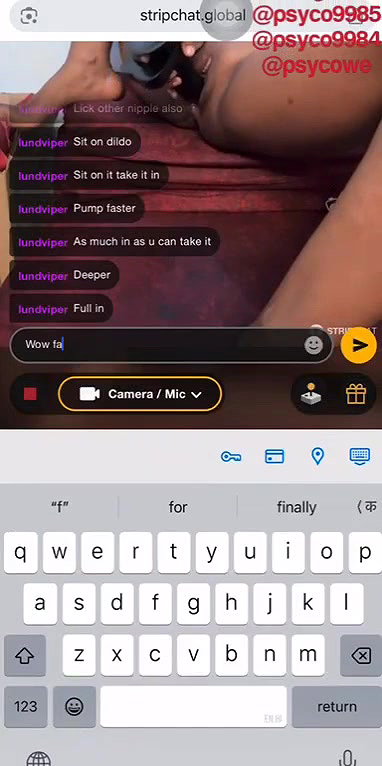 REMOVE- Private show show hardcore dildo pussy fucking