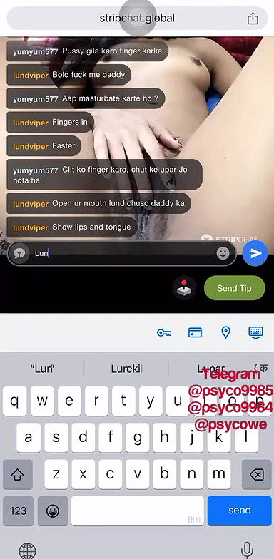 Poojaji690 1 Ticket show pussy fingering