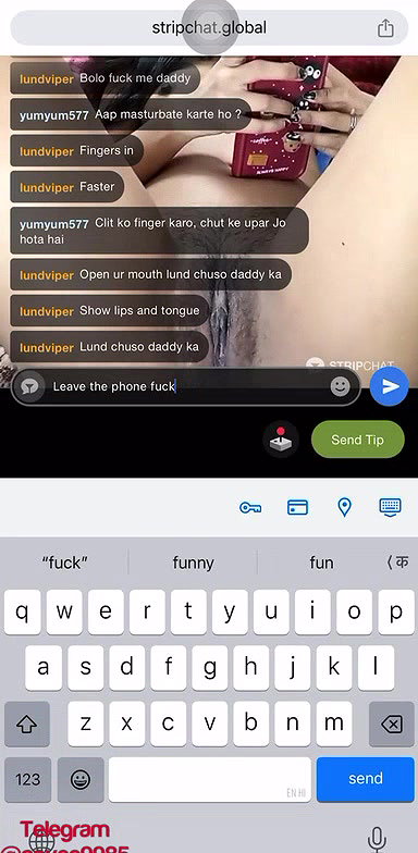 Poojaji690 1 Ticket show pussy fingering