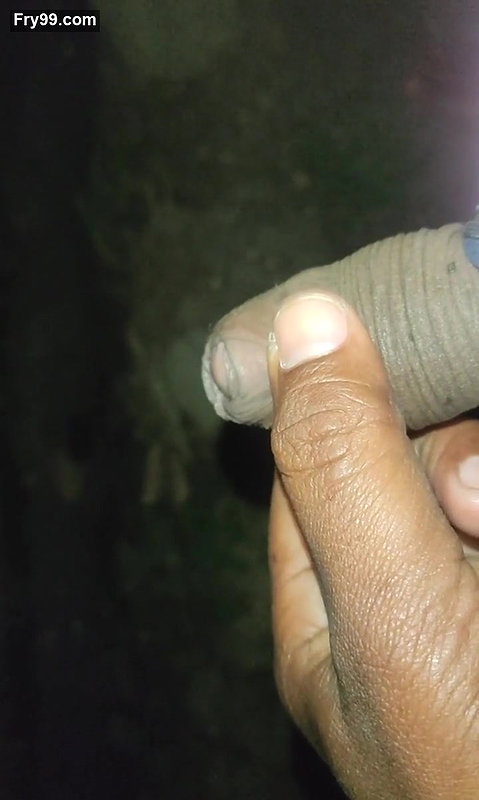 Night mode outdoor discharged.