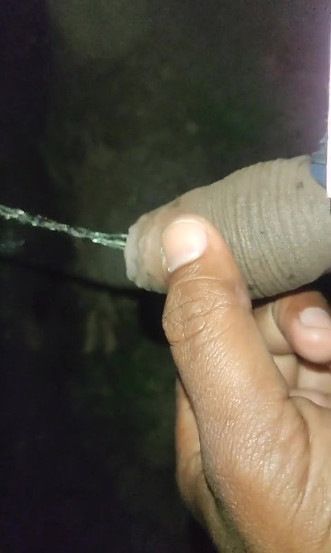 Night mode outdoor discharged.