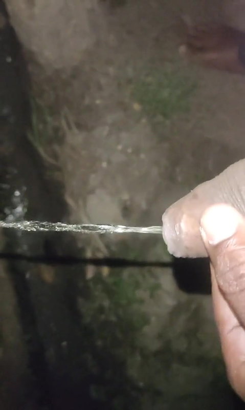 Night mode outdoor discharged.