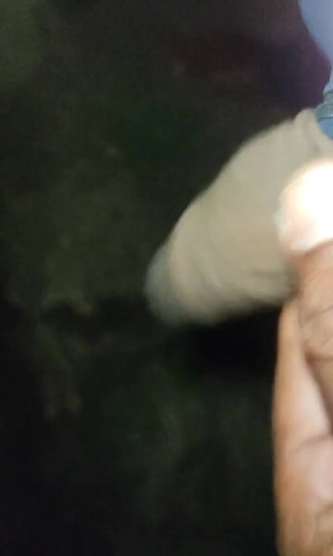 Night mode outdoor discharged.