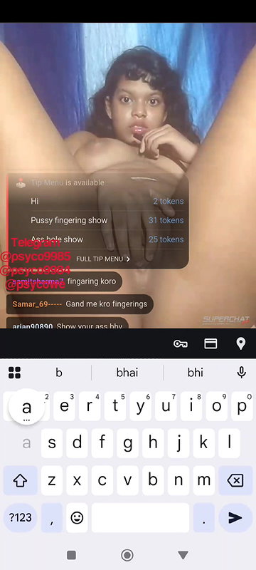 IAMNOTI Ticket show face show and spreading pussy hole