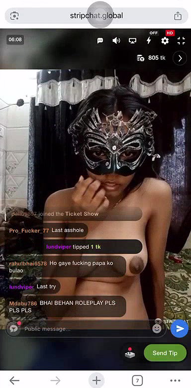 Horniness_couple 3 Ticket show boobs pussy show