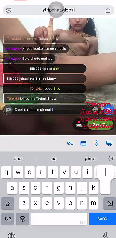 Aapki_Chahat143 2 Ticket show face show and wooden roller hardcore pussy fucking