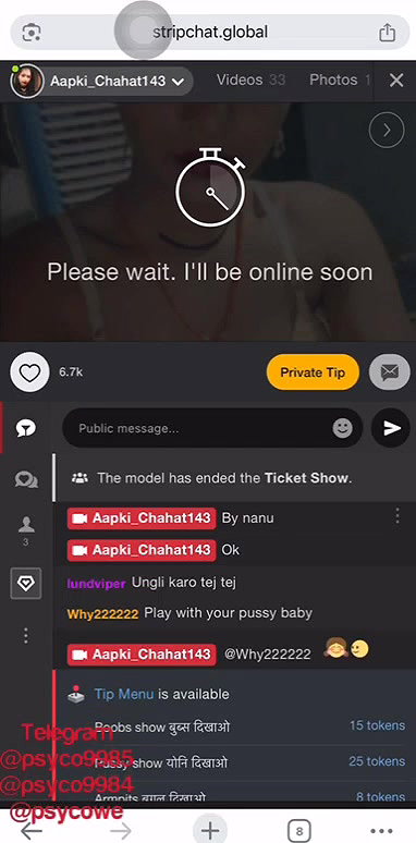 Aapki_Chahat143 1 Ticket show face show and pussy fingering