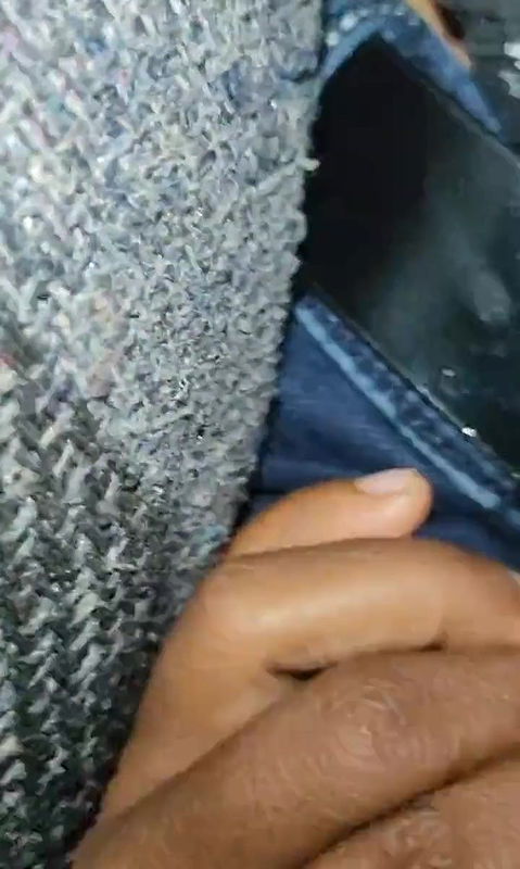 Punjabi couple has fun in wash room.