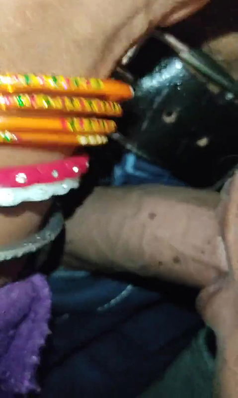 Punjabi couple has fun in wash room.