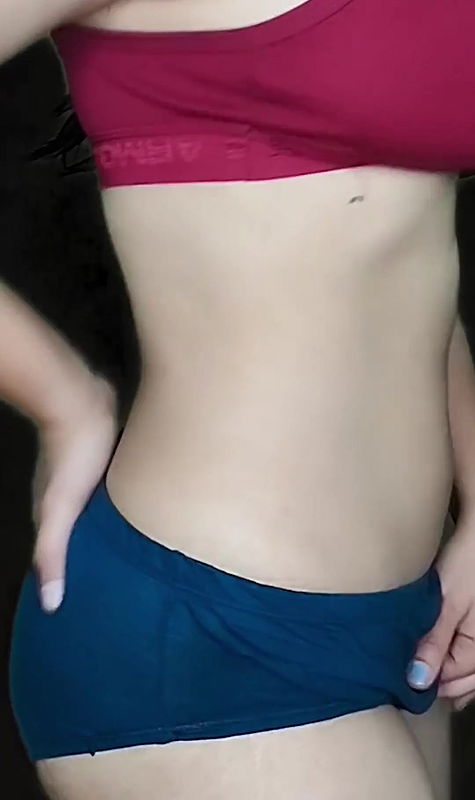 When she completed her 18 age now she is sexy hot