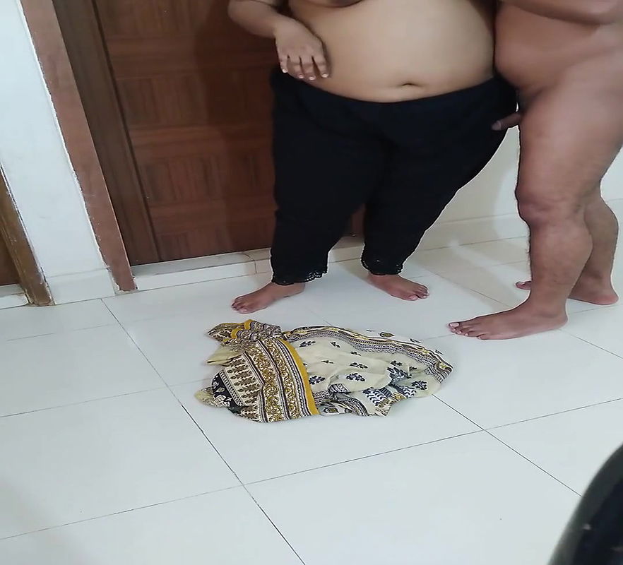 Widowed MILF Horny stepmom masturbates in alone, while stepson helps her cum then accidentally cums inside huge ass