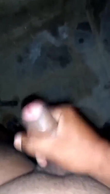 Young man masturbating