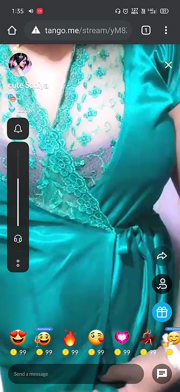 cute soniya  hot tango premium show