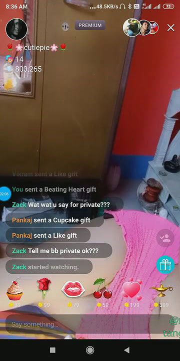 CUTIPIE  hot tango premium show