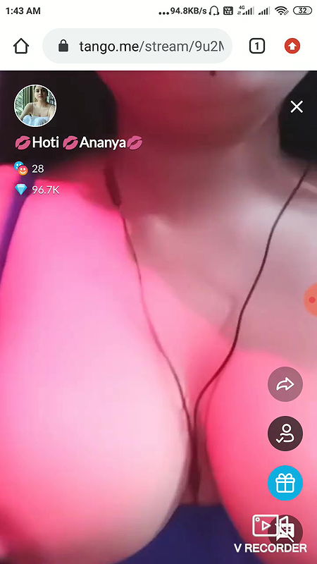 hot Ananya  hot tango premium show