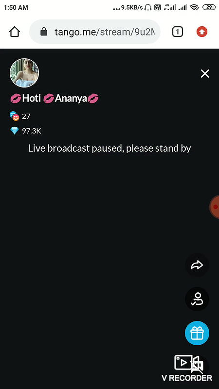 hot Ananya  hot tango premium show