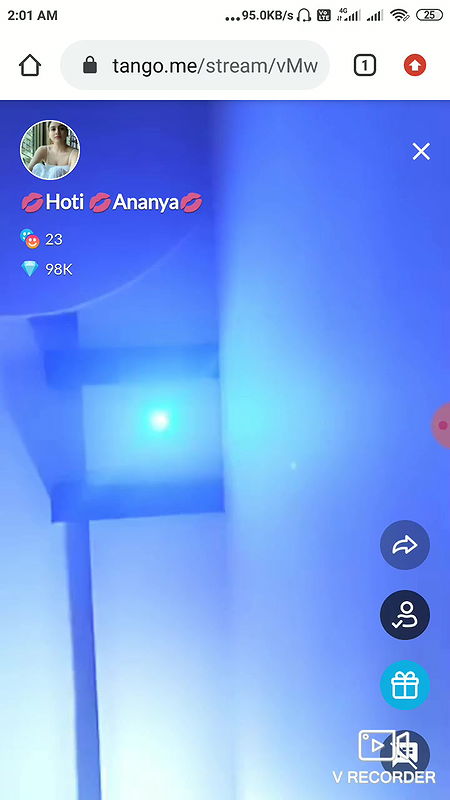 hot Ananya  hot tango premium show