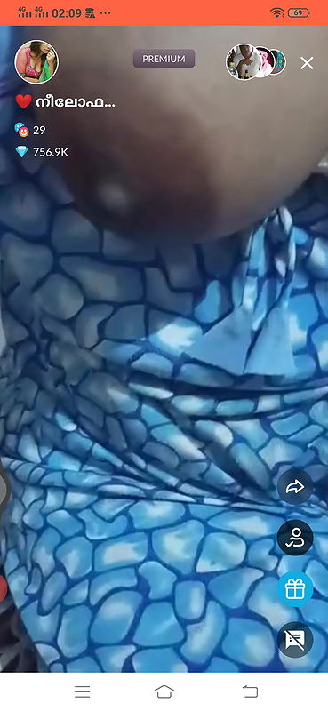 neelophar  hot tango premium show