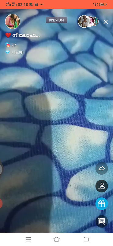 neelophar  hot tango premium show