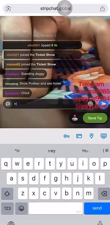 Miss_kavvya 2 Ticket show hot fucking